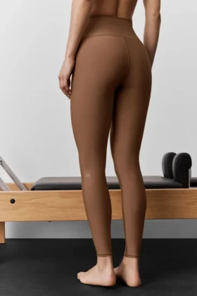 High-Waist Airlift Legging – Marrone baciato dal sole