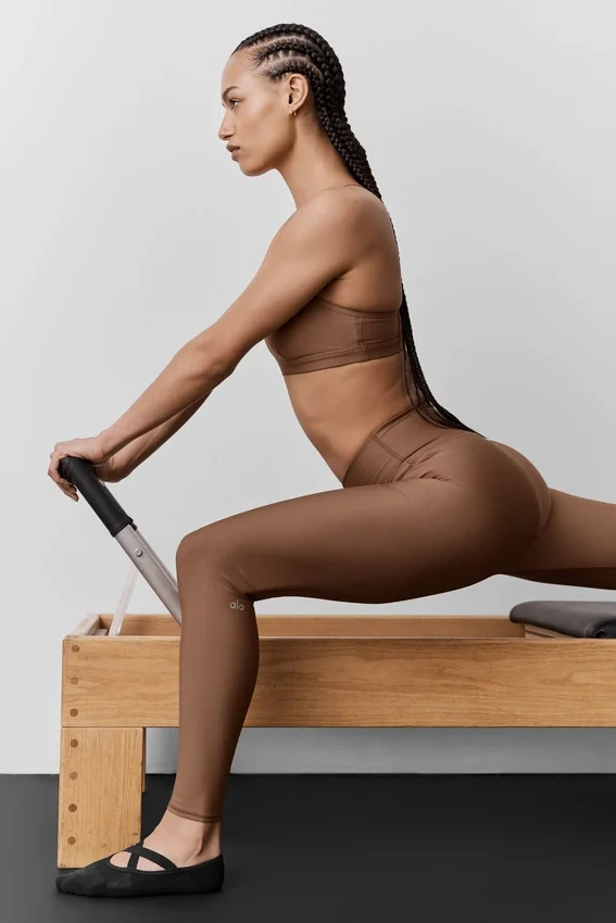 High-Waist Airlift Legging - Marrone baciato dal sole