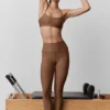 High-Waist Airlift Legging - Marrone baciato dal sole