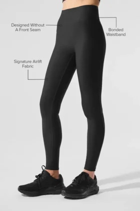 High-Waist Airlift Legging – Nero