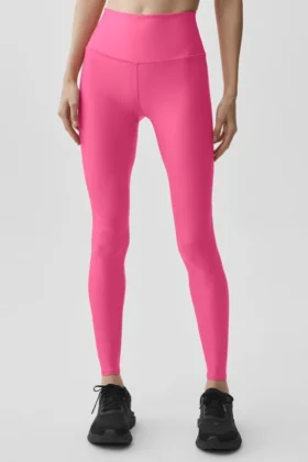 High-Waist Airlift Legging - Rosa Paradiso