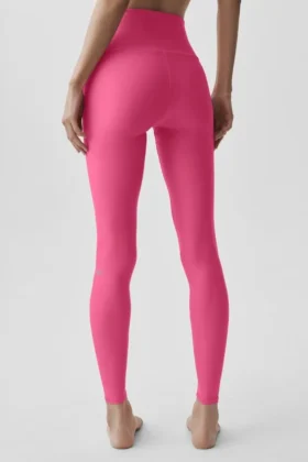 High-Waist Airlift Legging – Rosa Paradiso