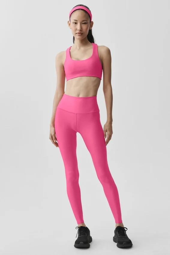 High-Waist Airlift Legging - Rosa Paradiso