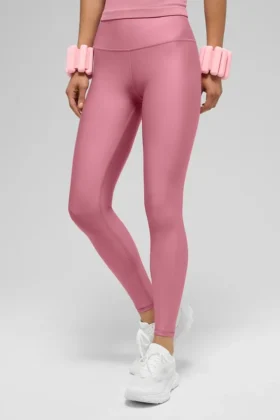 High-Waist Airlift Legging – Rosa selvatico
