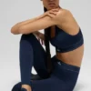 High-Waist Airlift Legging Suit Up - Blu navy/Blu navy