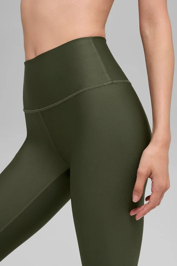 High-Waist Airlift Legging - Verde oliva