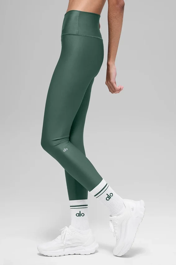 High-Waist Airlift Legging - Verde trifoglio