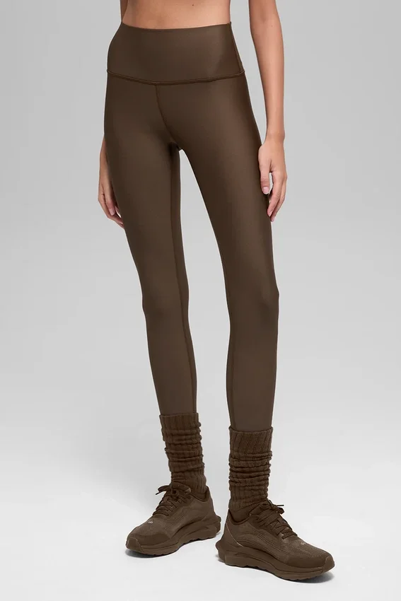 High-Waist Airlift Legging Winter Warm - Espresso