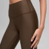 High-Waist Airlift Legging Winter Warm - Espresso