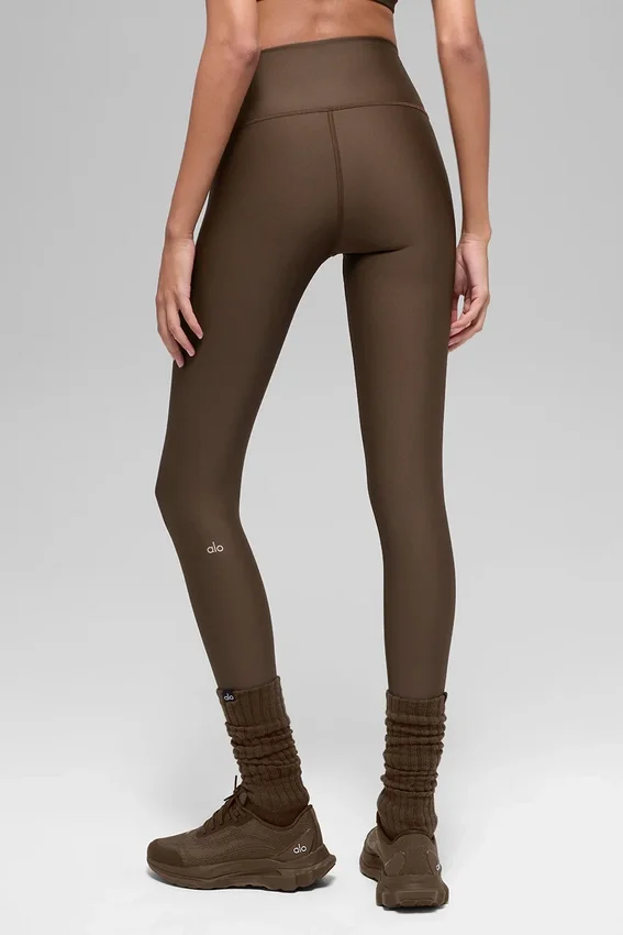 High-Waist Airlift Legging Winter Warm - Espresso