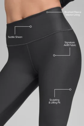 High-Waist Airlift Leggings – Antracite
