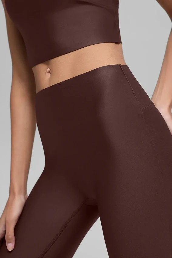 High-Waist Airlift Leggings - Brownstone