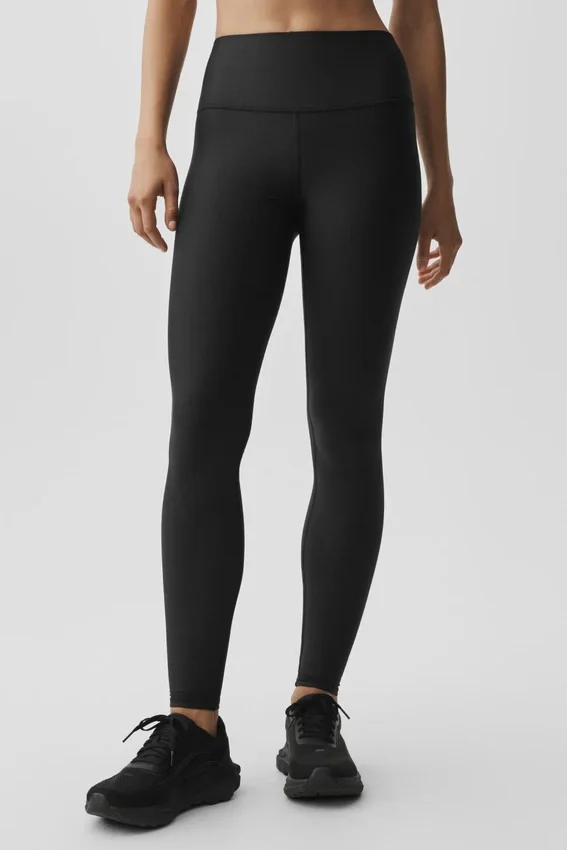 High-Waist Airlift Leggings - Nero