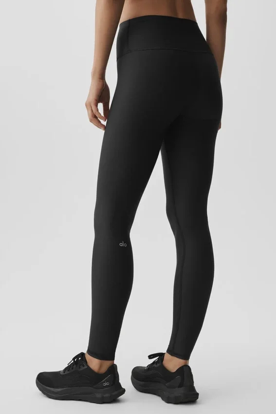 High-Waist Airlift Leggings - Nero