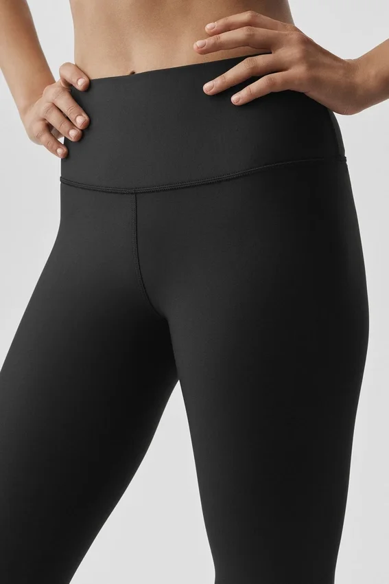 High-Waist Airlift Leggings - Nero