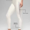 High-Waist Airlift Mesh Infatuation Legging - Avorio