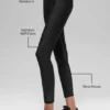 High-Waist Airlift Rebel 7/8 Leggings - Nero