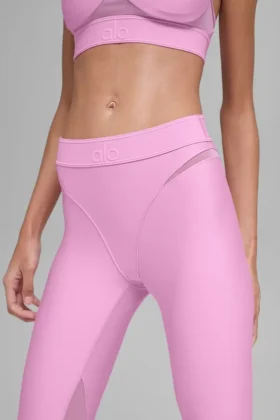 High-Waist Airlift Rebel 7/8 Leggings – Rosa Candy Heart