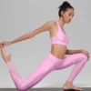 High-Waist Airlift Rebel 7/8 Leggings - Rosa Candy Heart