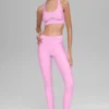 High-Waist Airlift Rebel 7/8 Leggings - Rosa Candy Heart