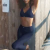 High-Waist Airlift Top-Notch Legging - Blu navy