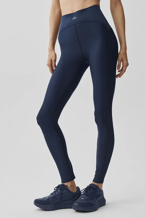 High-Waist Airlift Top-Notch Legging - Blu navy