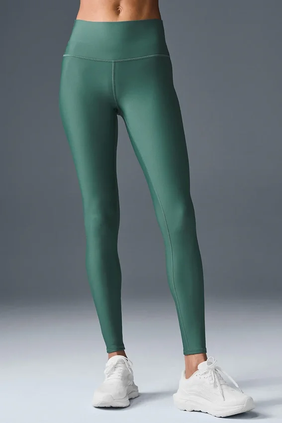 High-Waist Airlift Winter Warm Leggings - Winter Ivy