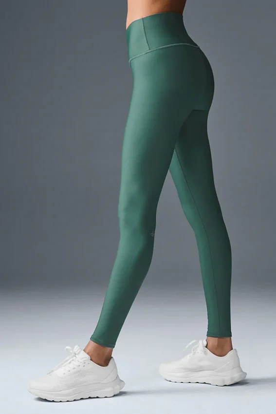 High-Waist Airlift Winter Warm Leggings - Winter Ivy