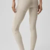 High-Waist Alosoft Heart Throb Leggings 7/8 - Oatmeal Heather/Bianco