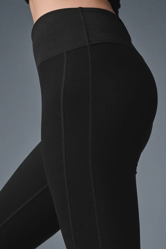 High-Waist Alosoft Legging - Nero