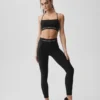 High-Waist Alosoft Relay 7/8 Leggings - Nero/Bianco