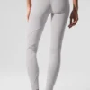 High-Waist Alosoft Sunray Legging - Grigio cielo slavato