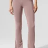 High-Waist Bootcut Legging Airbrush - Taupe