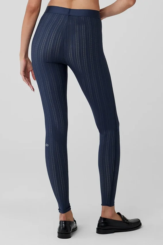 High-Waist Euphoria Leggings - Navy
