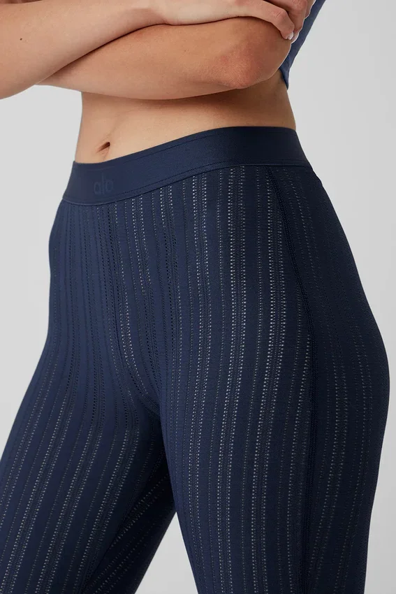 High-Waist Euphoria Leggings - Navy