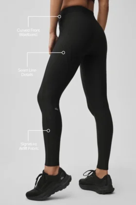 High-Waist Evolve Leggings di Airlift – Nero