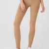 High-Waist Head Start Leggings di Alosoft - Toasted Almond