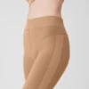 High-Waist Head Start Leggings di Alosoft - Toasted Almond