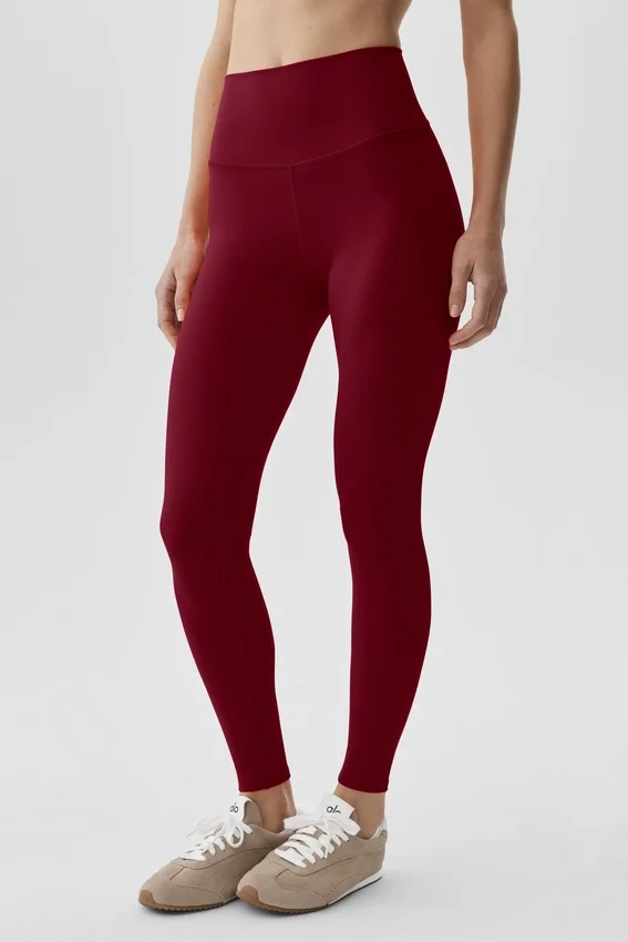 High-Waist Leggings 7/8 Alo Softsculpt - Rosso Summer Romance