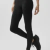 High-Waist Leggings Alo Softsculpt "Amp It up" - Nero