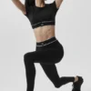 High-Waist Leggings Alo Softsculpt "Amp It up" - Nero