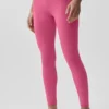 High-Waist Leggings Alo Softsculpt della collezione Amp It Up - Rosa Paradiso