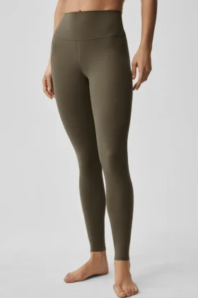 High-Waist Leggings Alo Softsculpt - Olive Tree