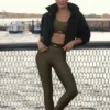 High-Waist Leggings Suit up di Airlift - Olive Tree/Olive Tree