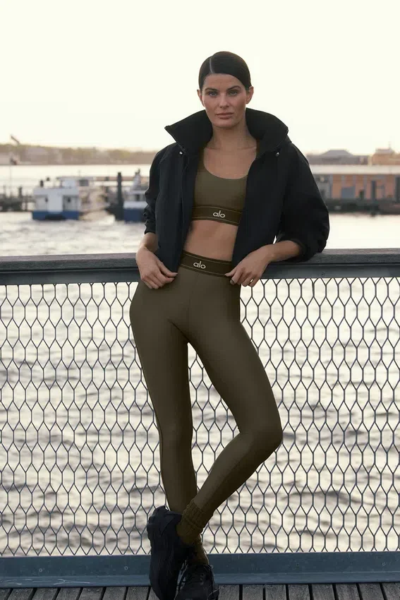 High-Waist Leggings Suit up di Airlift - Olive Tree/Olive Tree