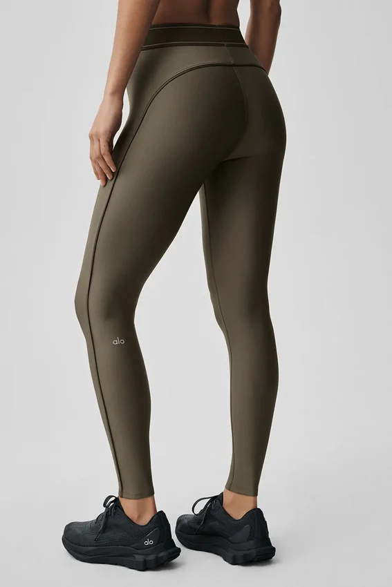 High-Waist Leggings Suit up di Airlift - Olive Tree/Olive Tree