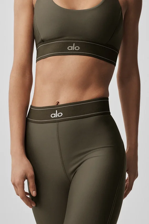 High-Waist Leggings Suit up di Airlift - Olive Tree/Olive Tree