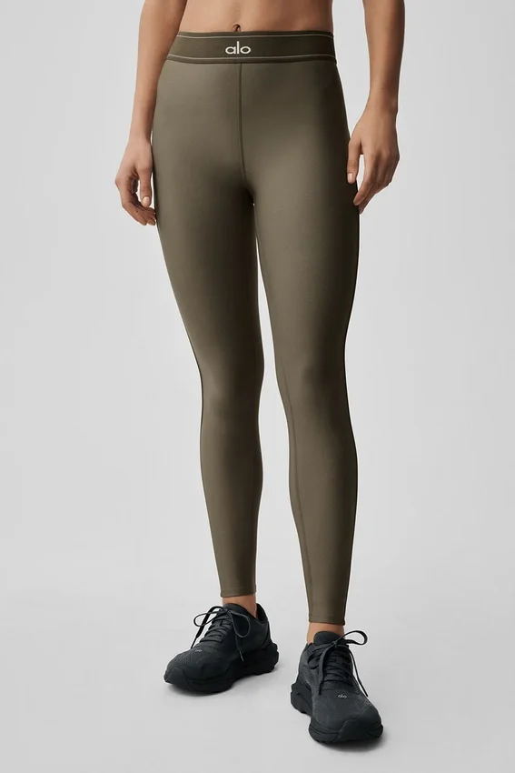 High-Waist Leggings Suit up di Airlift - Olive Tree/Olive Tree
