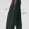 High-Waist Origin Wide Leg Track Pant - Verde antracite