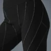 High-Waist Sunray Legging in Alosoft - Nero/Bianco
